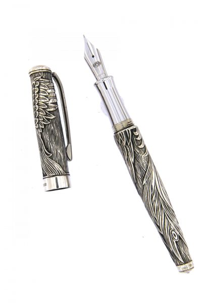 FOUNTAIN-PEN-PHOENIX-OLD-STYLE-IN-SOLID-STERLING-SILVER
